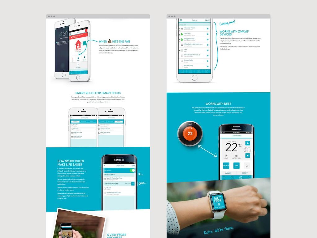 Metadesign Getsafe Website Design