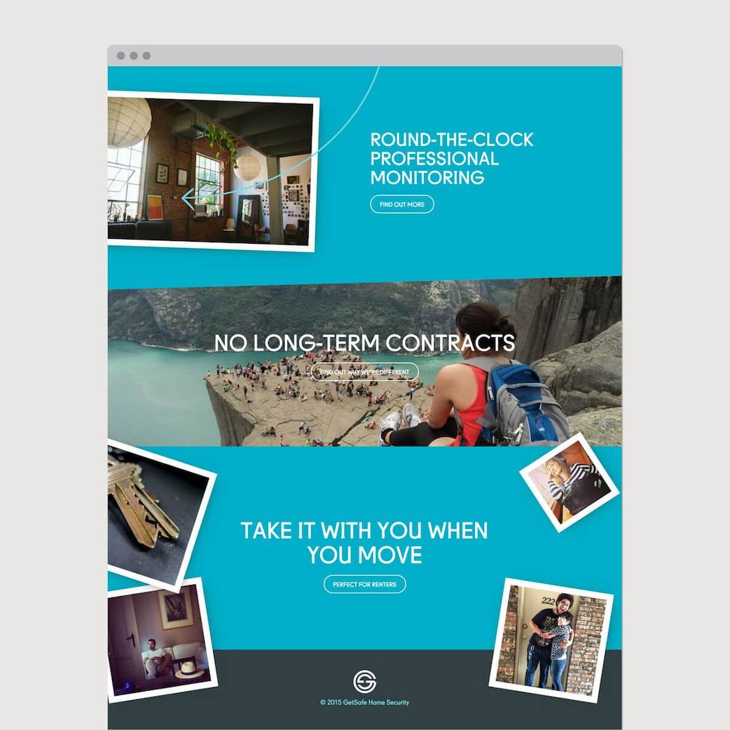 Metadesign Getsafe Website Home Page Design