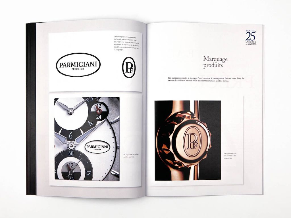 Metadesign Parmigiani Monogram Usage