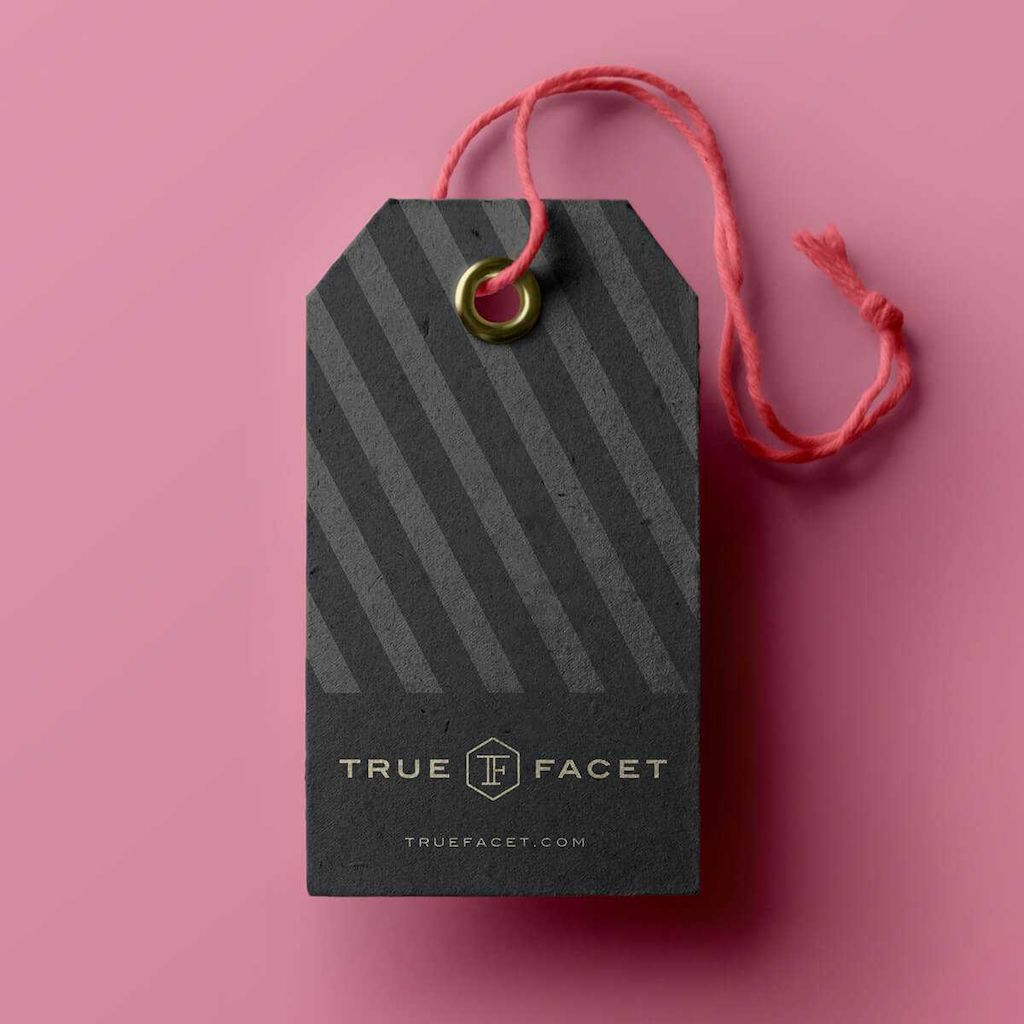 Metadesign Truefacet Packaging Tag Design